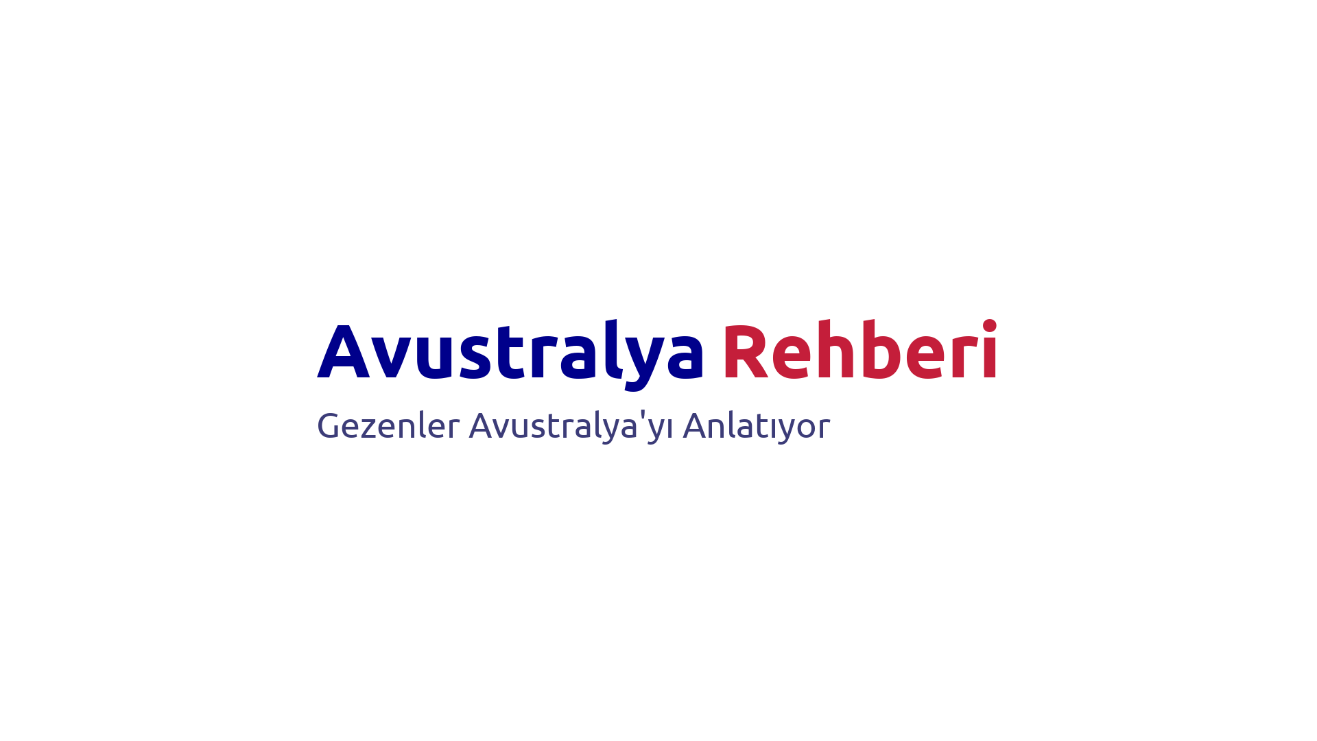 Avustralya Rehberi